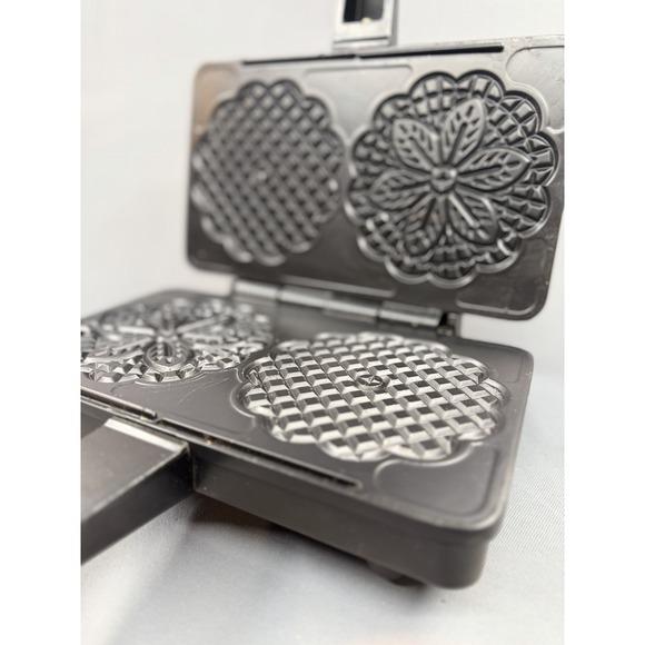 VillaWare Pizzelle Baker #5000 NS Authentic Italian Cookies Non Stick Works! - Picture 2 of 8